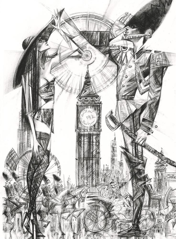 On Guard - Sketch by Andrei Protsouk - TheArtistsQuarter