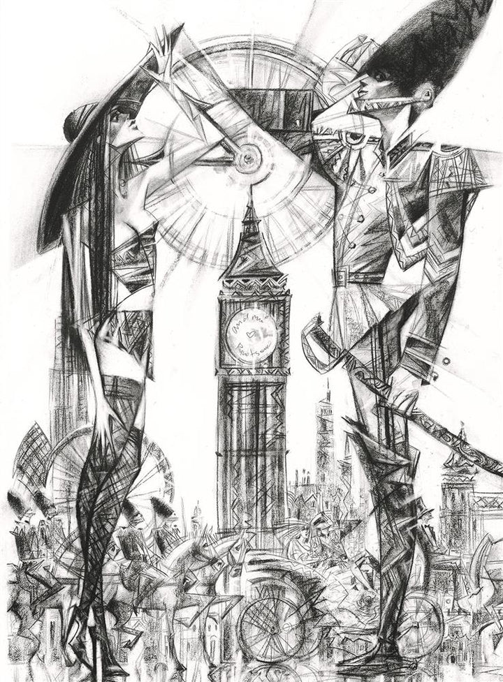 On Guard - Sketch by Andrei Protsouk - TheArtistsQuarter