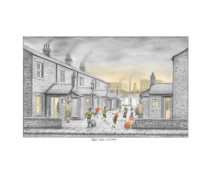One Last Wicket - Sketch by Leigh Lambert - TheArtistsQuarter