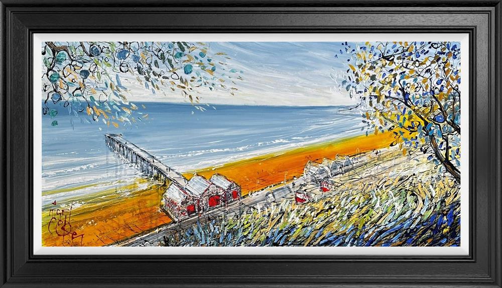 Overlooking Saltburn - Live Painting by Nigel Cooke (Original) - TheArtistsQuarter