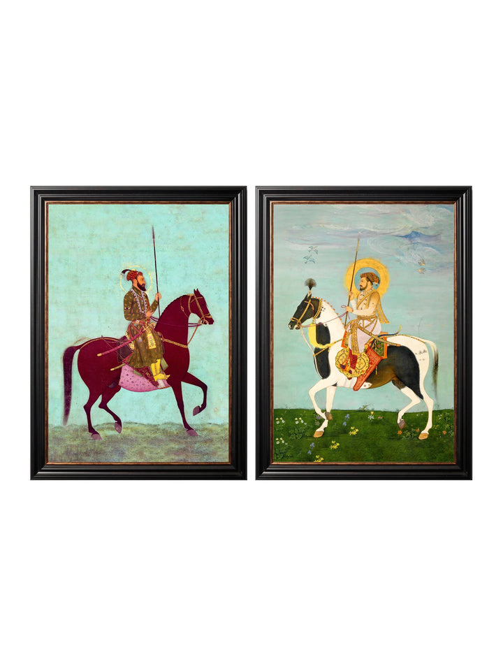 Mughals Horsemen - TheArtistsQuarter