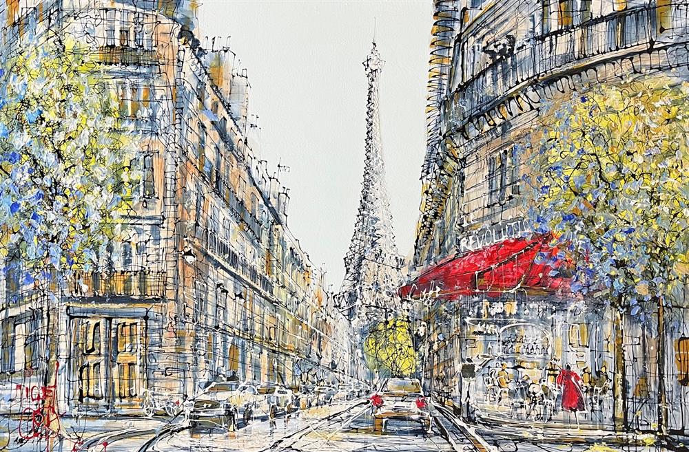Paris Avenue By Nigel Cooke (Signed Limited Edition on Canvas) - TheArtistsQuarter