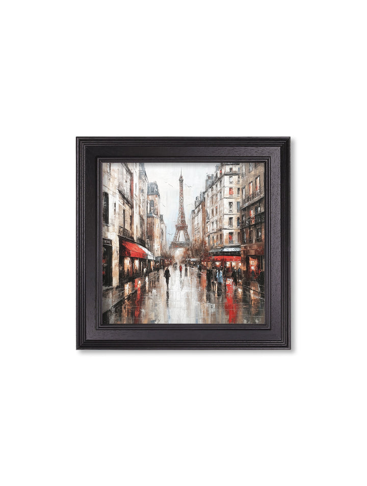Paris Eiffel Tower - Black Hurstwood Square Frame