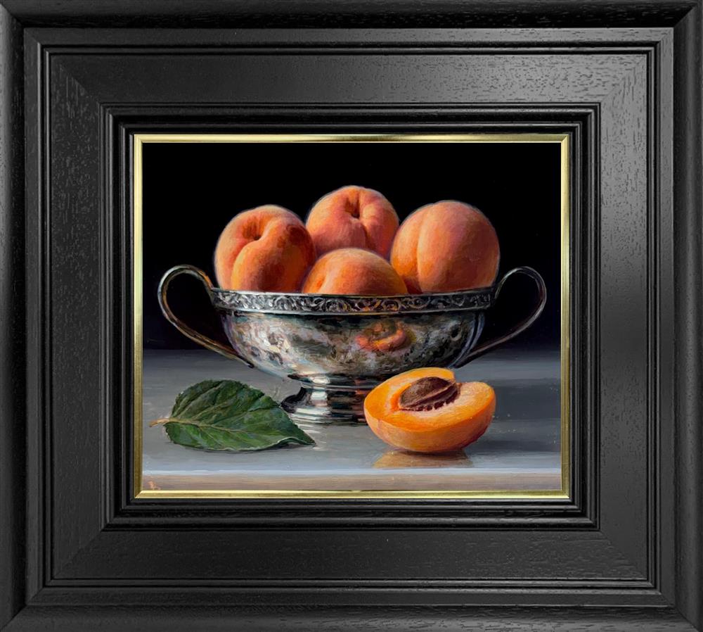 Peaches In Bowl by Tony Owens (Original) - TheArtistsQuarter