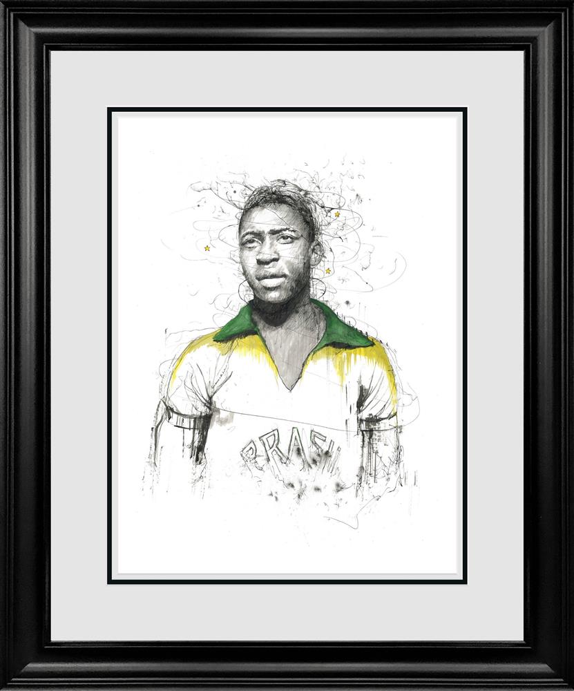 Pelé by Scott Tetlow (Original) - TheArtistsQuarter