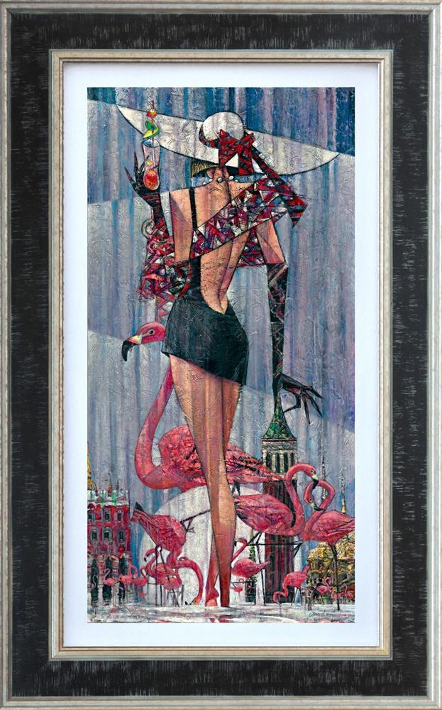 Piazza San Flamingo by Andrei Protsouk - TheArtistsQuarter