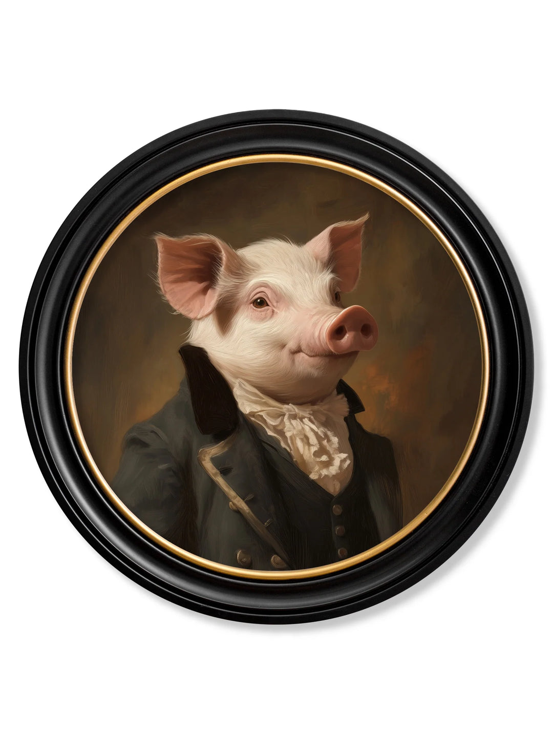 Duke of Truffleton - Oxford Round Frame - TheArtistsQuarter