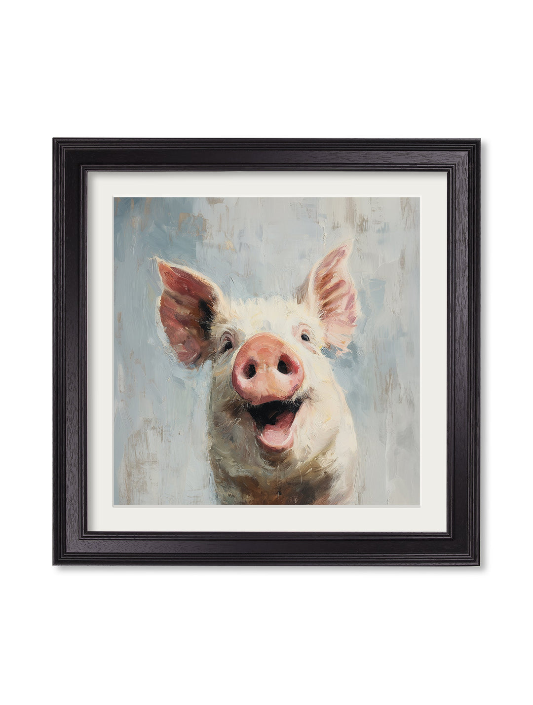 The Giggly Pig - Black Hurstwood Square Frame