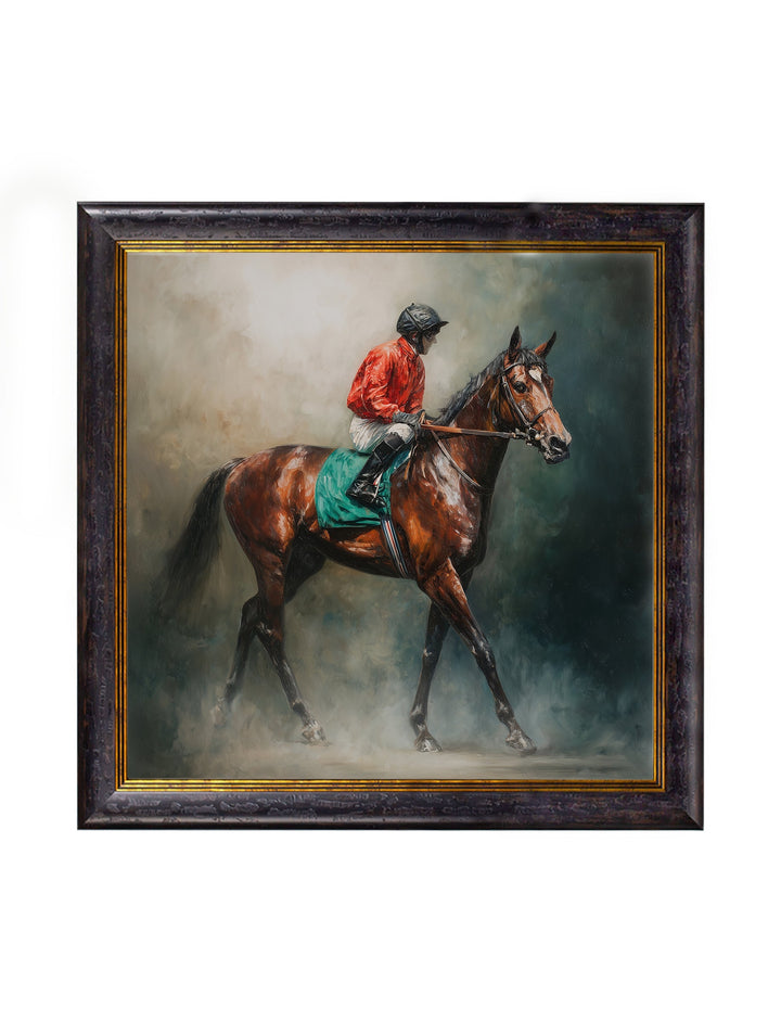 The Irish Racehorses - Oxford Square Frame