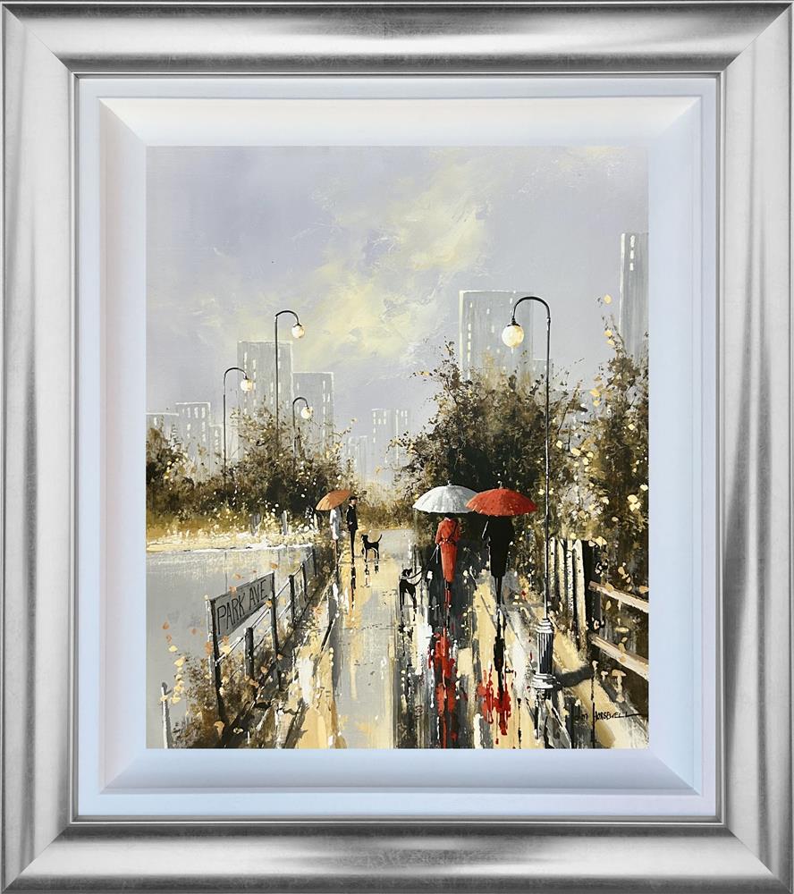 Rainy Day Promenade by John Horsewell (Original) - TheArtistsQuarter