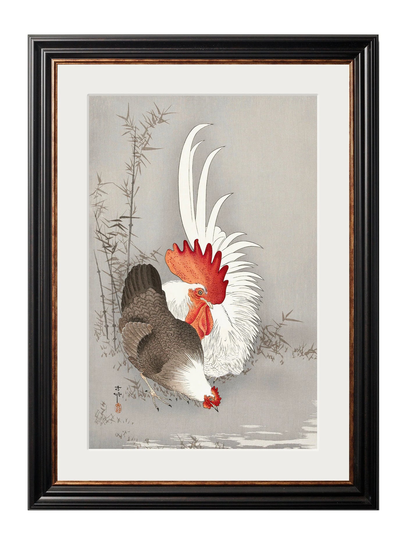 c.1910 Roosters - Ohara Koson - TheArtistsQuarter