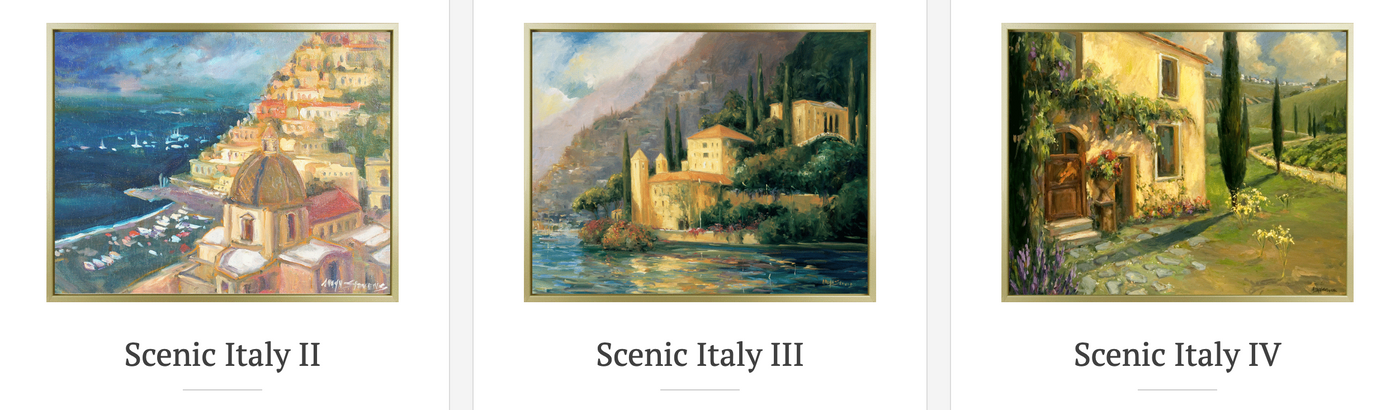 Scenic Italy I By Allayn Stevens *NEW* - TheArtistsQuarter