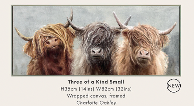 Three of a Kind By Charlotte Oakley (Small) - TheArtistsQuarter