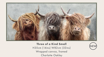 Three of a Kind (Medium) By Charlotte Oakley Delivers Next Day** - TheArtistsQuarter
