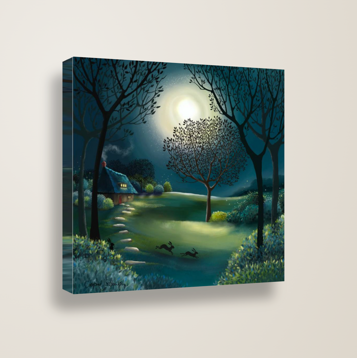Race To The Moon (Canvas) By Catherine Stephenson *EXCLUSIVE* *Delivery mid June