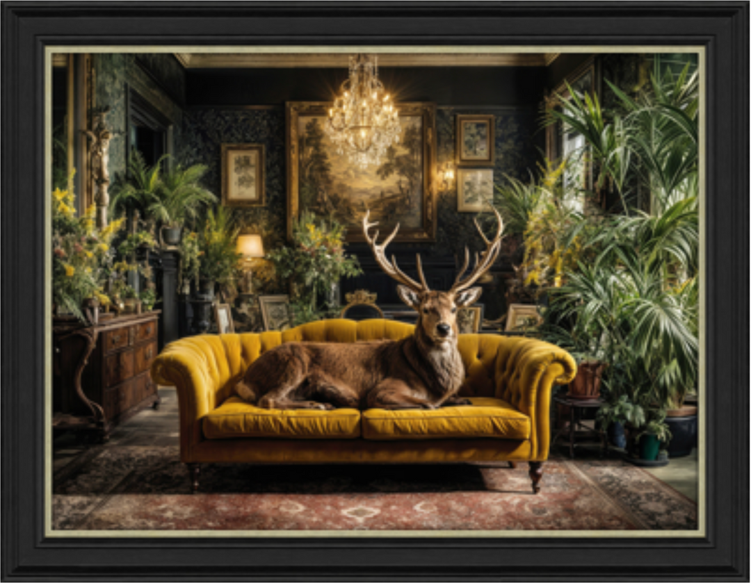 Lounging Stag By Artko