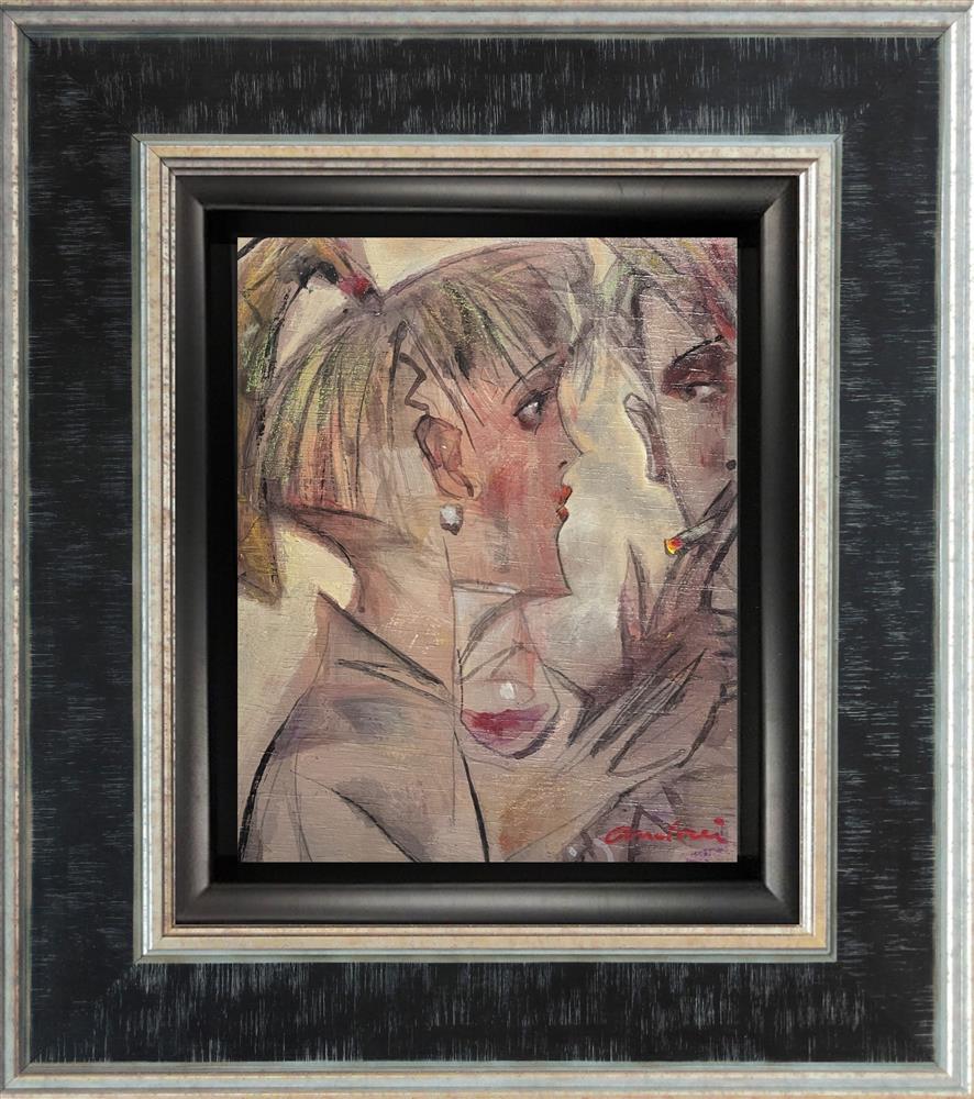 Sharing A Cigarette by Andrei Protsouk (Original) - TheArtistsQuarter