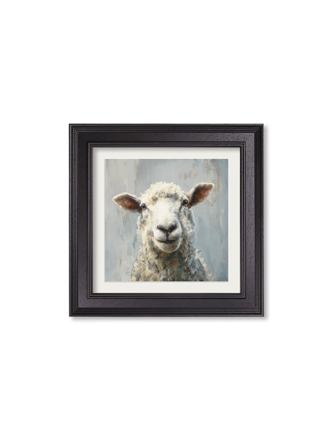 The Jolly Sheep - Black Hurstwood Square Frame