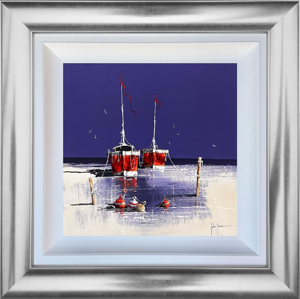 Shoreline Sentinels by John Horsewell (Original) - TheArtistsQuarter