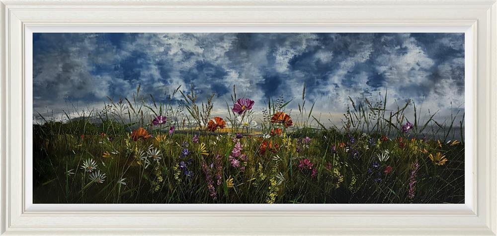 Softly The Petals Flutter by Kimberley Harris (Original) - TheArtistsQuarter