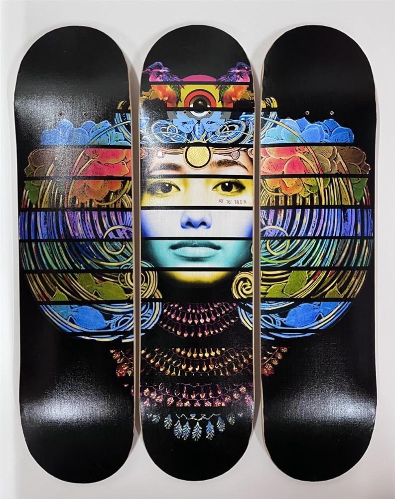 'Sphinx Malakbel’ Skate Deck Trio. by The Trunk Of Funk (Limited Edition) - TheArtistsQuarter