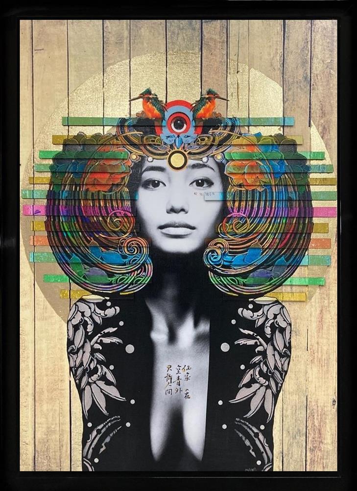 Sphinx Phoenix In Layers Gold Leaf XL by The Trunk Of Funk (Limited Edition) - TheArtistsQuarter