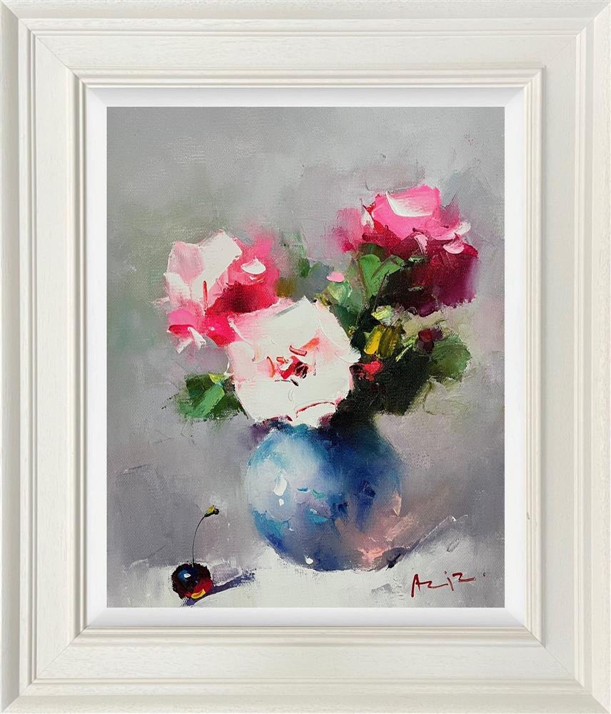 Still Life In Soft Hues by Aziz (Original) - TheArtistsQuarter