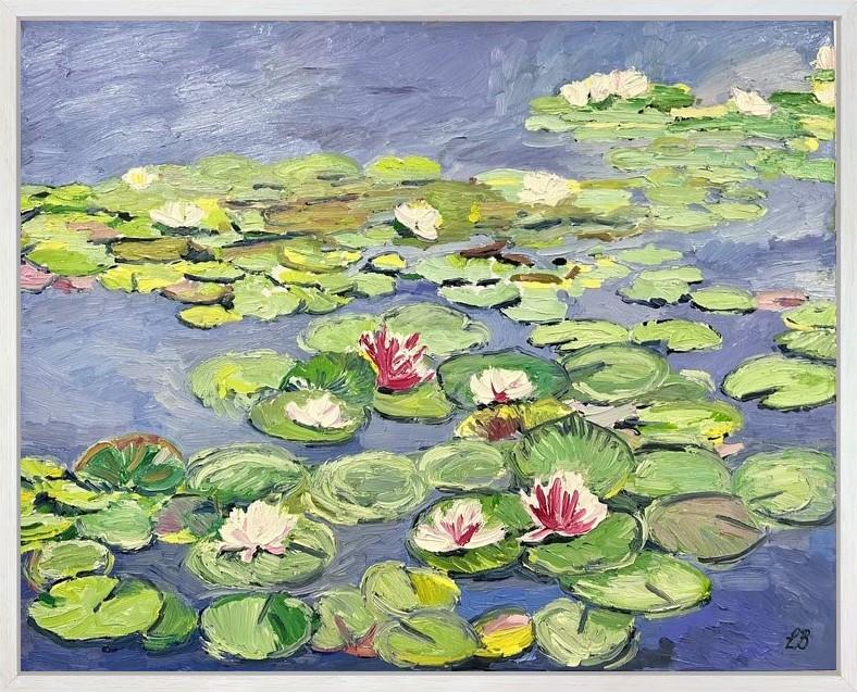 Summer Water Lillies by Leila Barton (Original) - TheArtistsQuarter