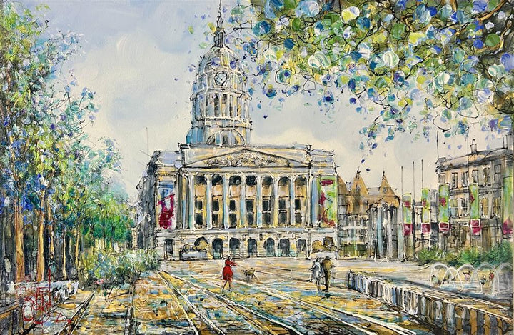 The Council House By Nigel Cooke (Signed Limited Edition on Canvas) - TheArtistsQuarter