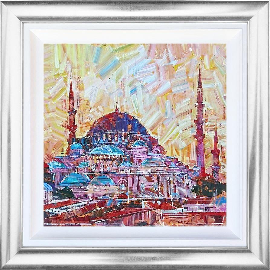 The Grand Camlica Mosque by Colin Brown (Original) - TheArtistsQuarter