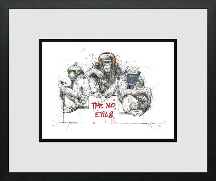 The No Evils - Miniature by Scott Tetlow - TheArtistsQuarter