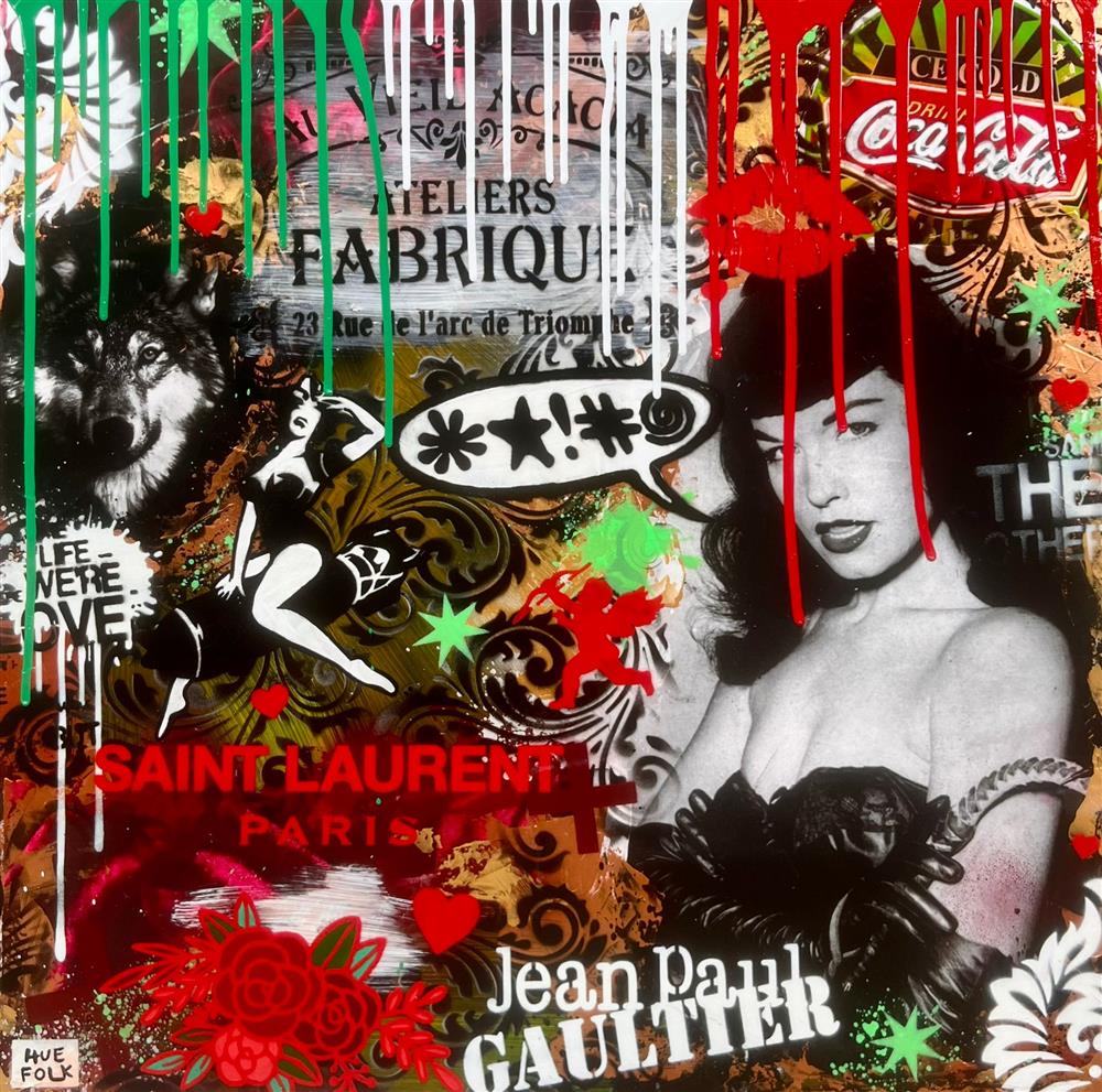 The Notorious Betty Page by Hue Folk (Original) - TheArtistsQuarter