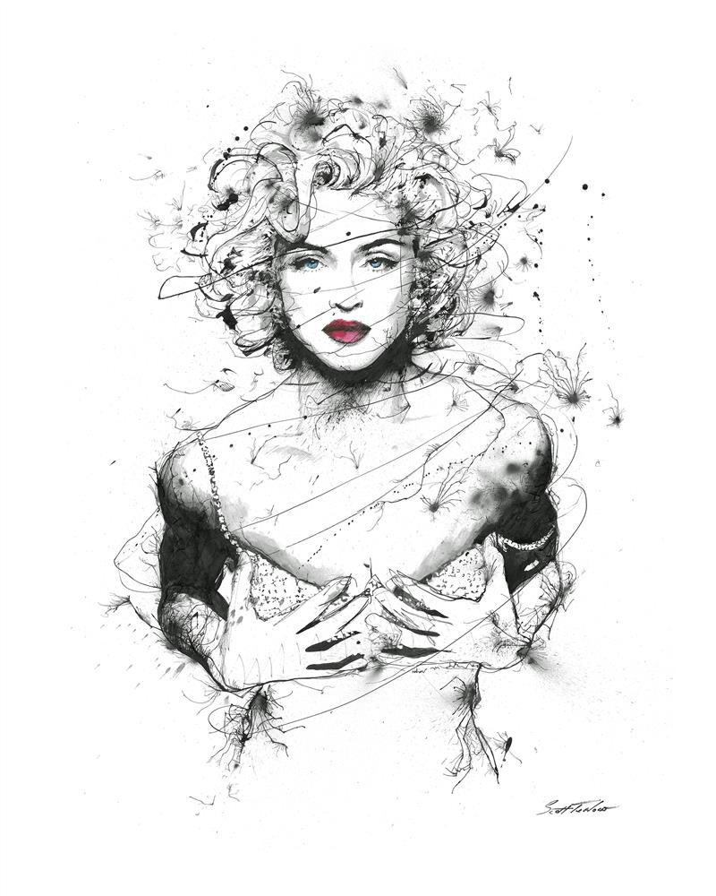 The Queen of Pop - Miniature by Scott Tetlow - TheArtistsQuarter