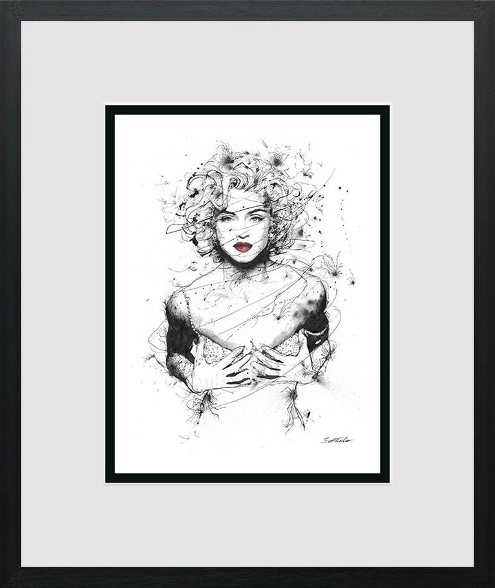 The Queen of Pop - Miniature by Scott Tetlow - TheArtistsQuarter