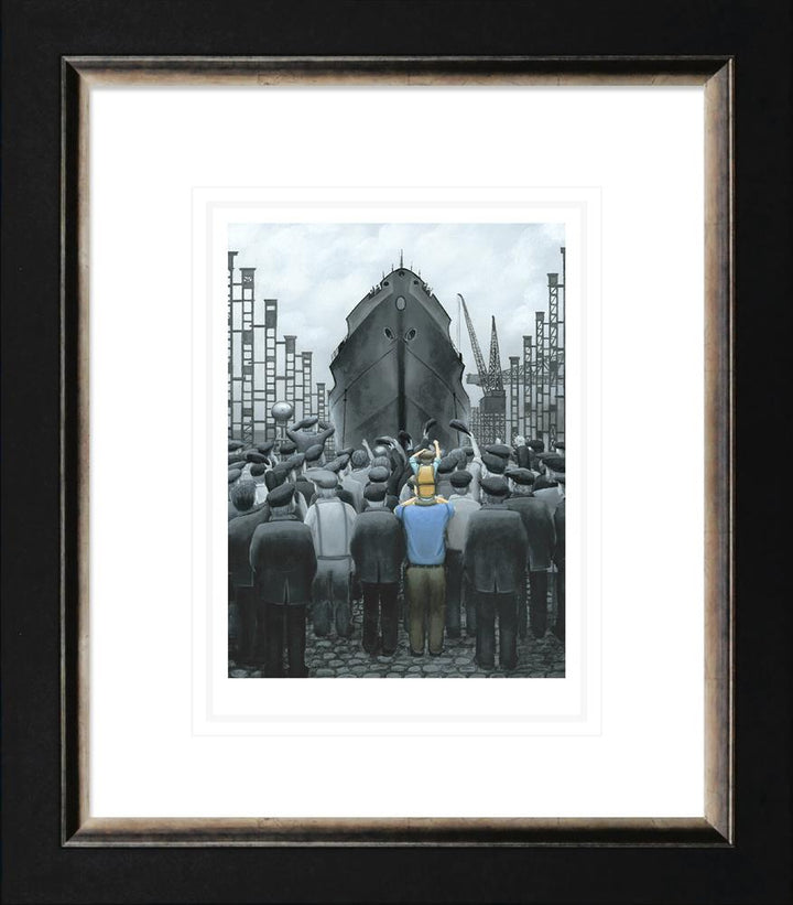 The Ship That Dad Built - Paper Artist Proof by Leigh Lambert - TheArtistsQuarter