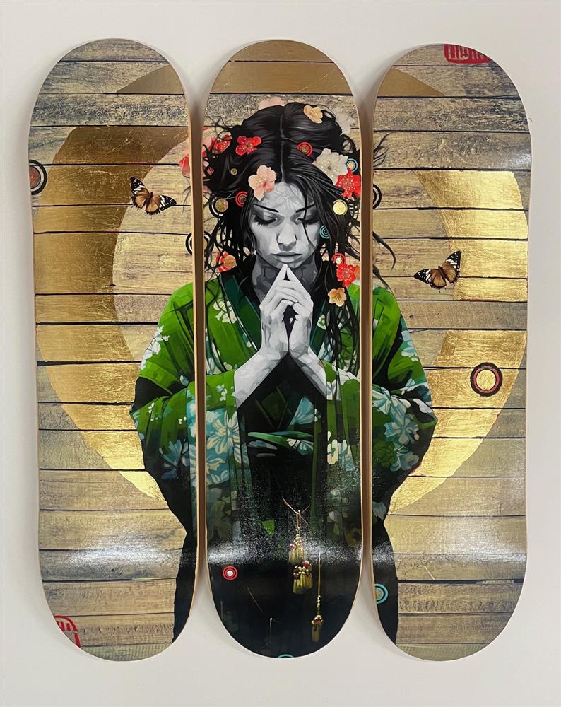 The Wave That Breaks Below - Skate Deck by The Trunk Of Funk (Limited Edition) - TheArtistsQuarter