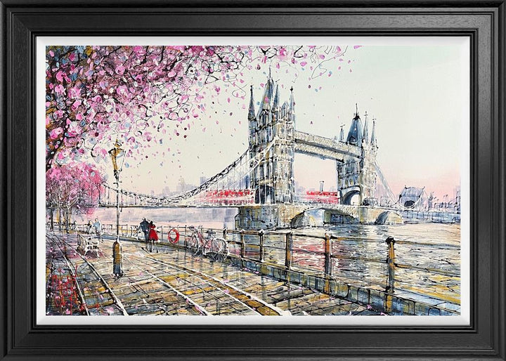 Towers Under The Blossom By Nigel Cooke (Signed Limited Edition on Canvas) - TheArtistsQuarter