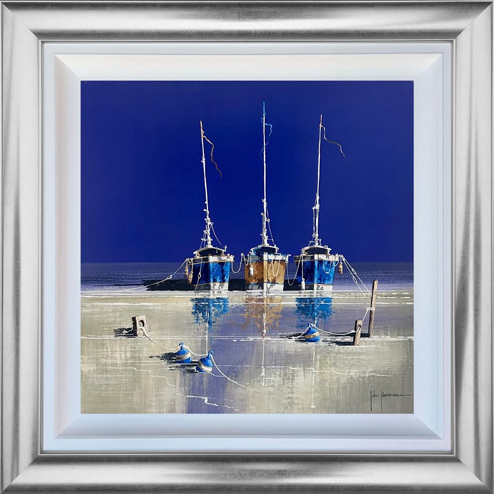 Trio in Indigo by John Horsewell (Original) - TheArtistsQuarter