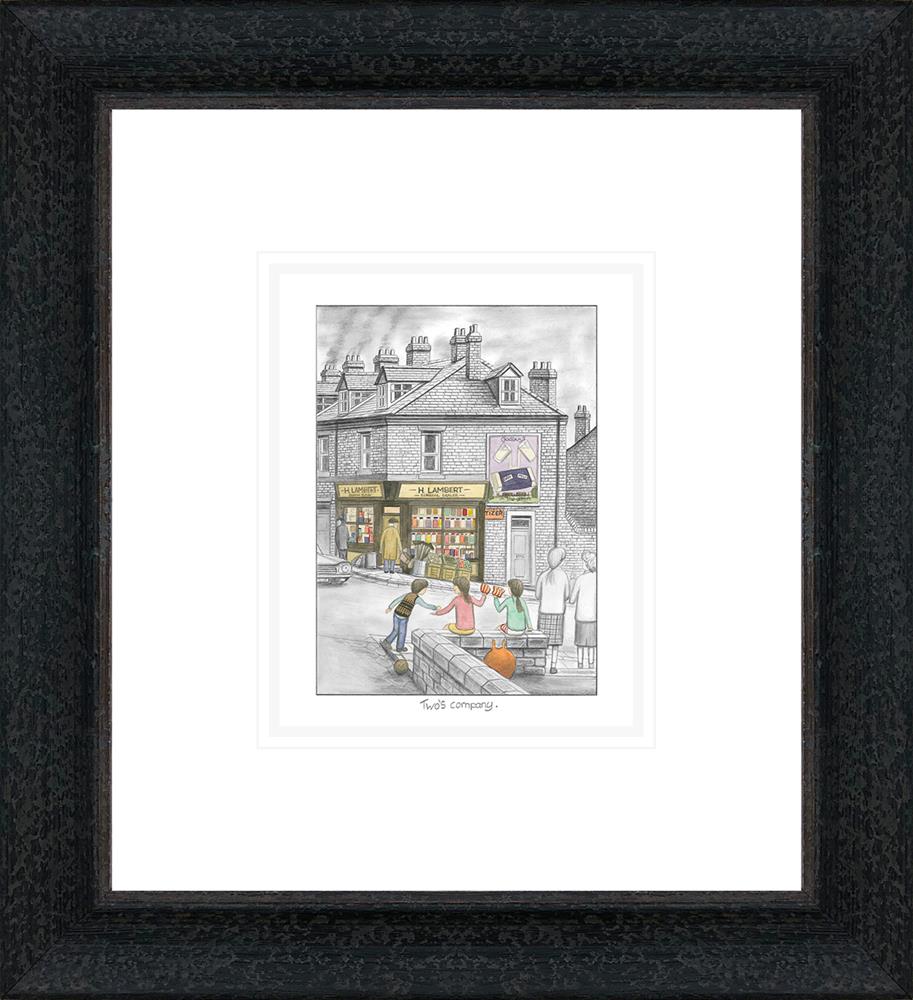 Two's Company - Sketch by Leigh Lambert - TheArtistsQuarter