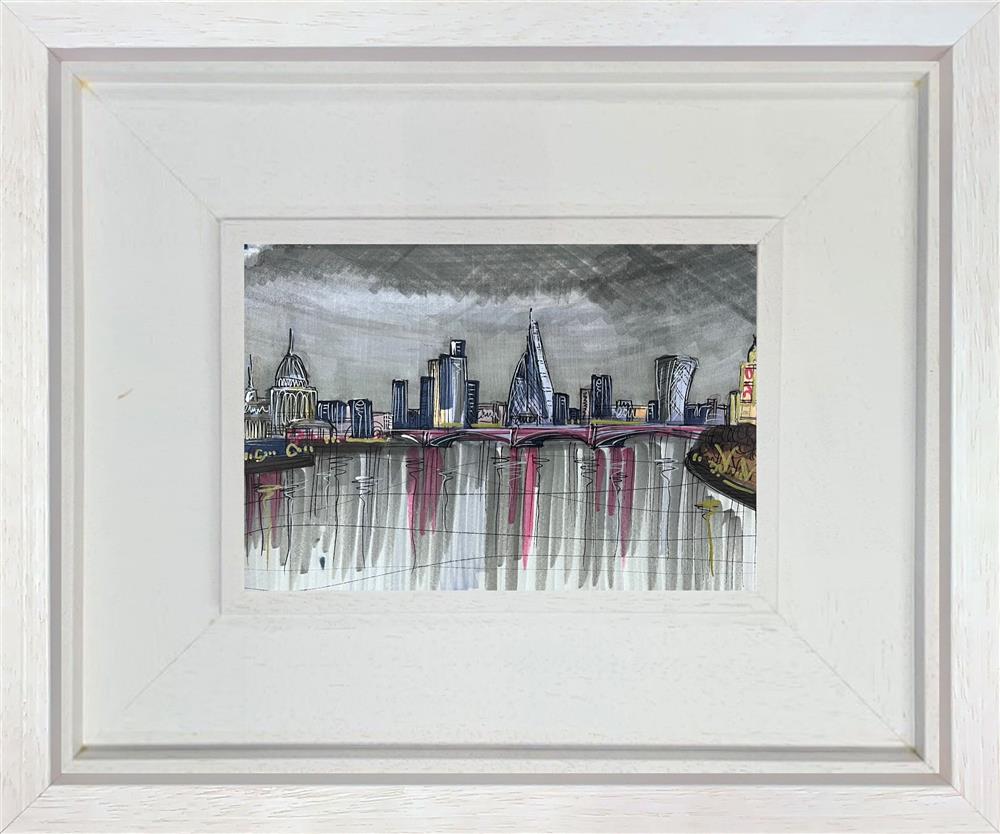 View From The Southbank - Study by Edward Waite (Original) - TheArtistsQuarter