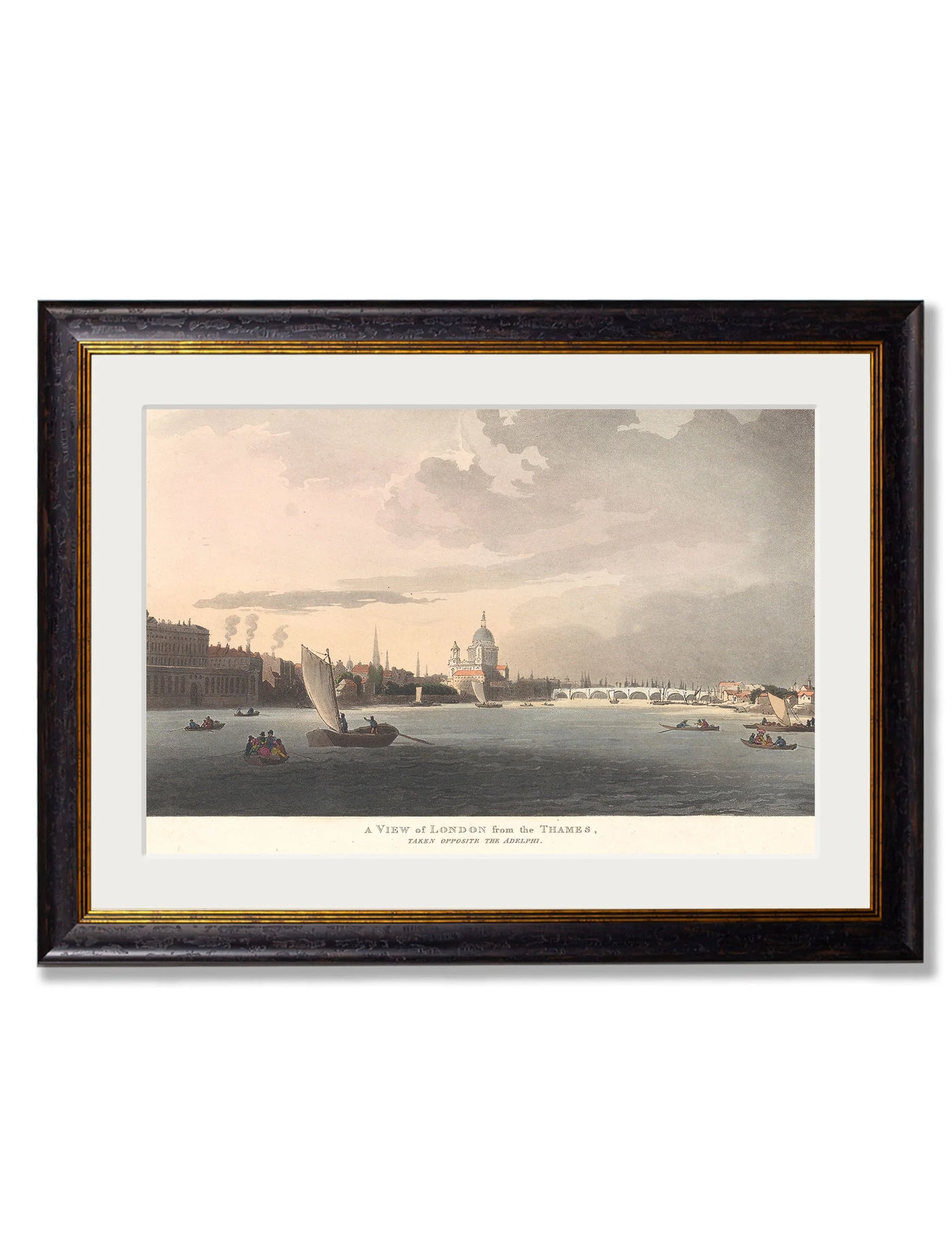 c.1808 View of London from the Thames - TheArtistsQuarter