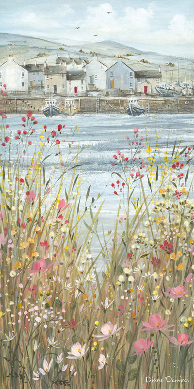 Boats & Blooms II By Diane Demirci *NEW* - TheArtistsQuarter
