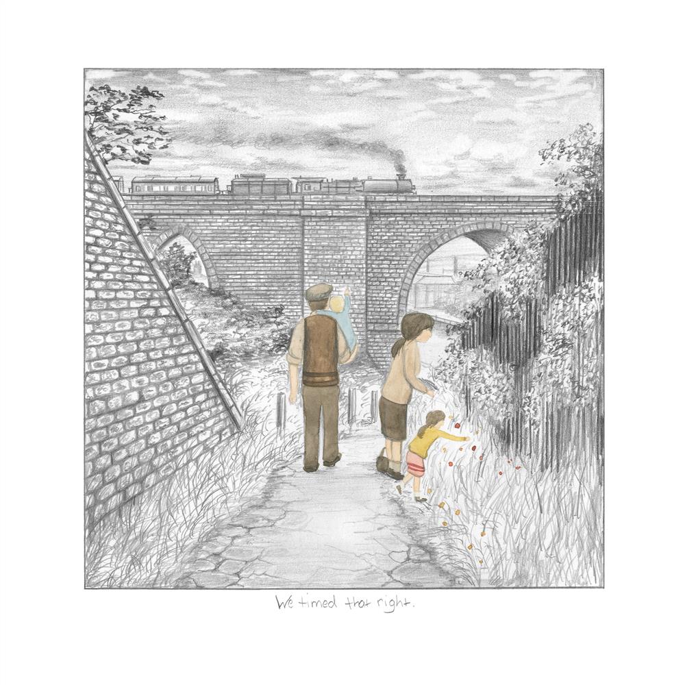 We Timed That Right - Sketch by Leigh Lambert - TheArtistsQuarter