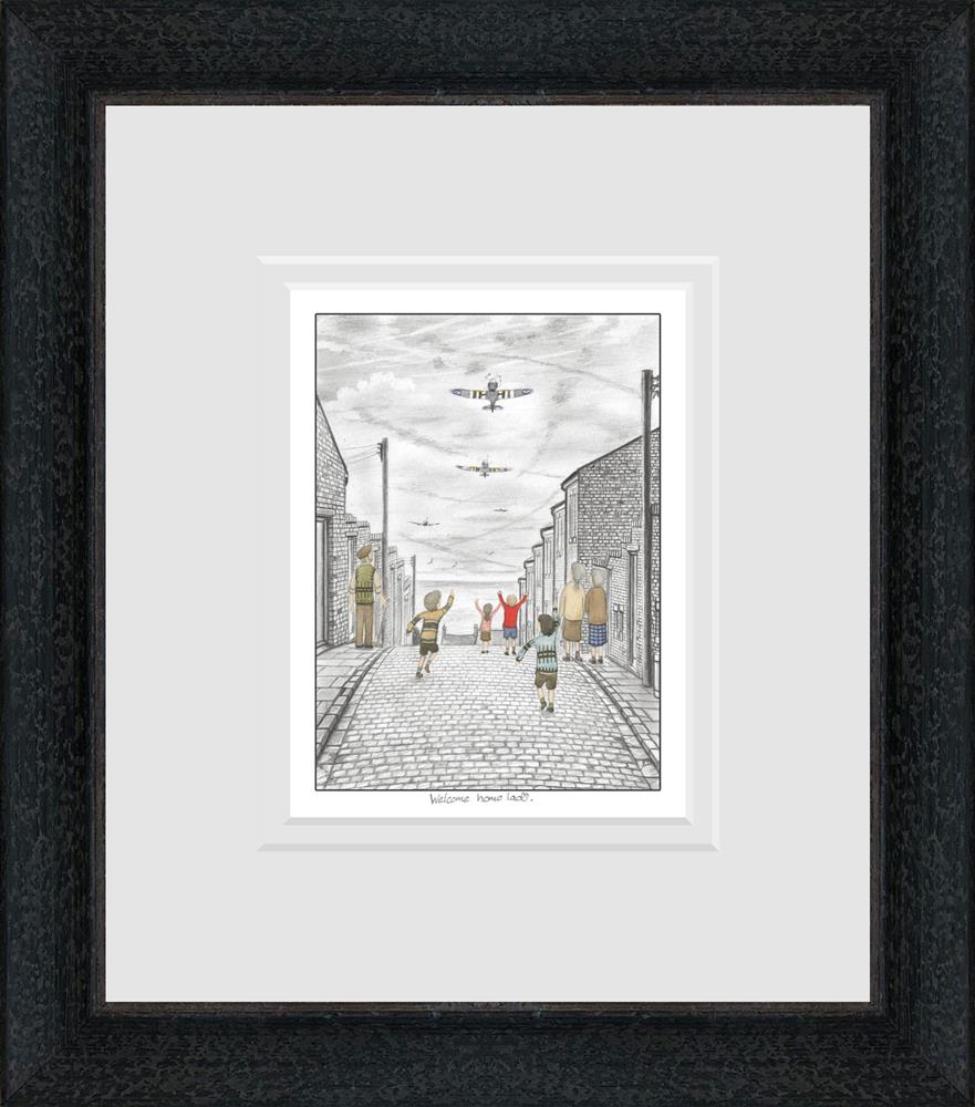 Welcome Home Lads - Sketch by Leigh Lambert - TheArtistsQuarter