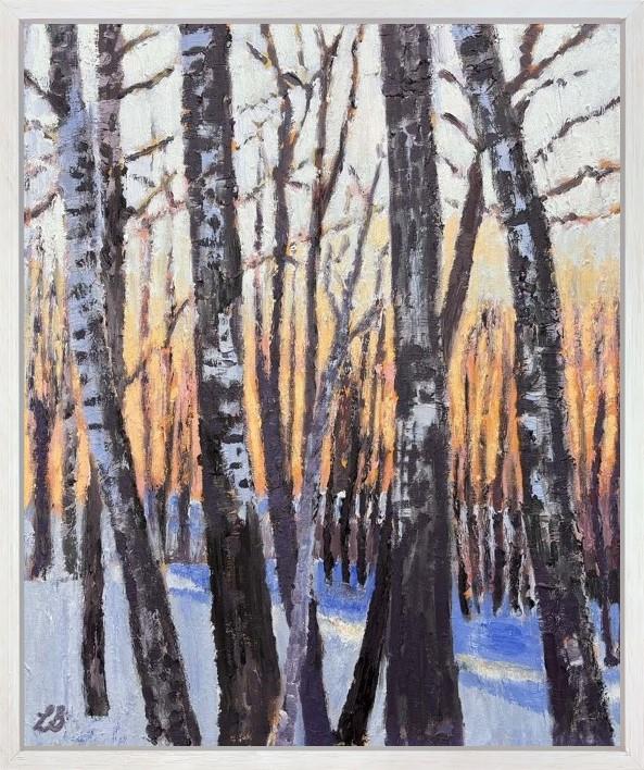 Winter Walk by Leila Barton (Original) - TheArtistsQuarter