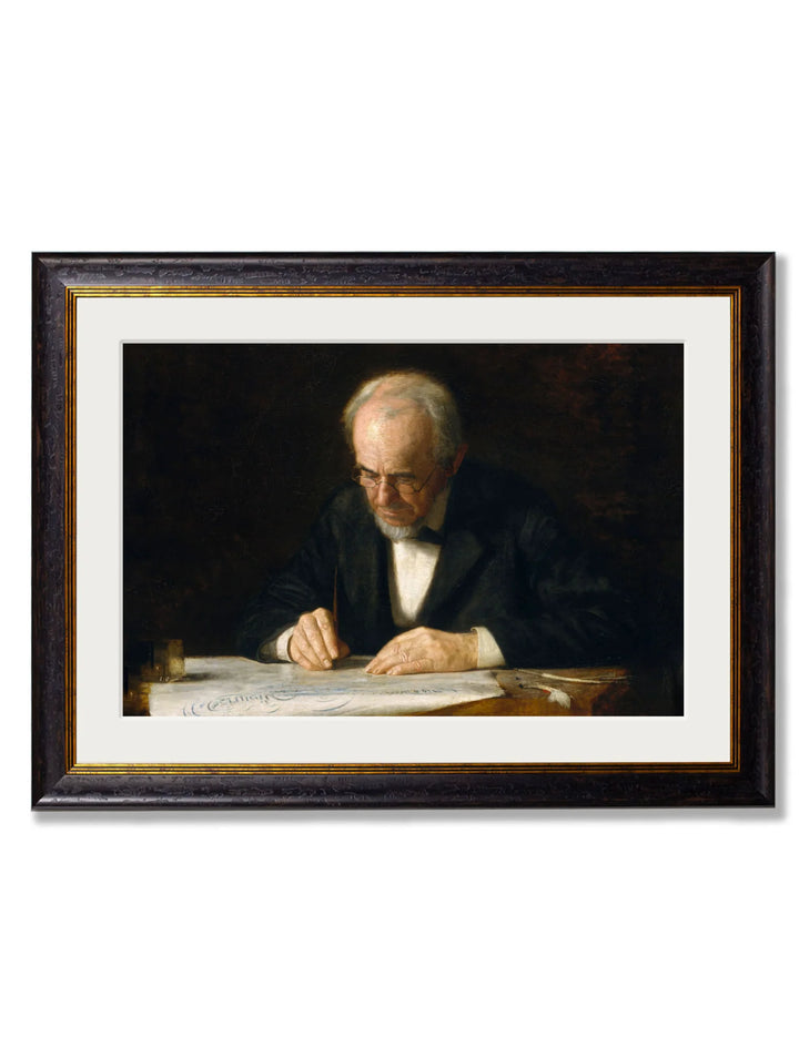 c.1882 The Writing Master - Thomas Eakins - TheArtistsQuarter