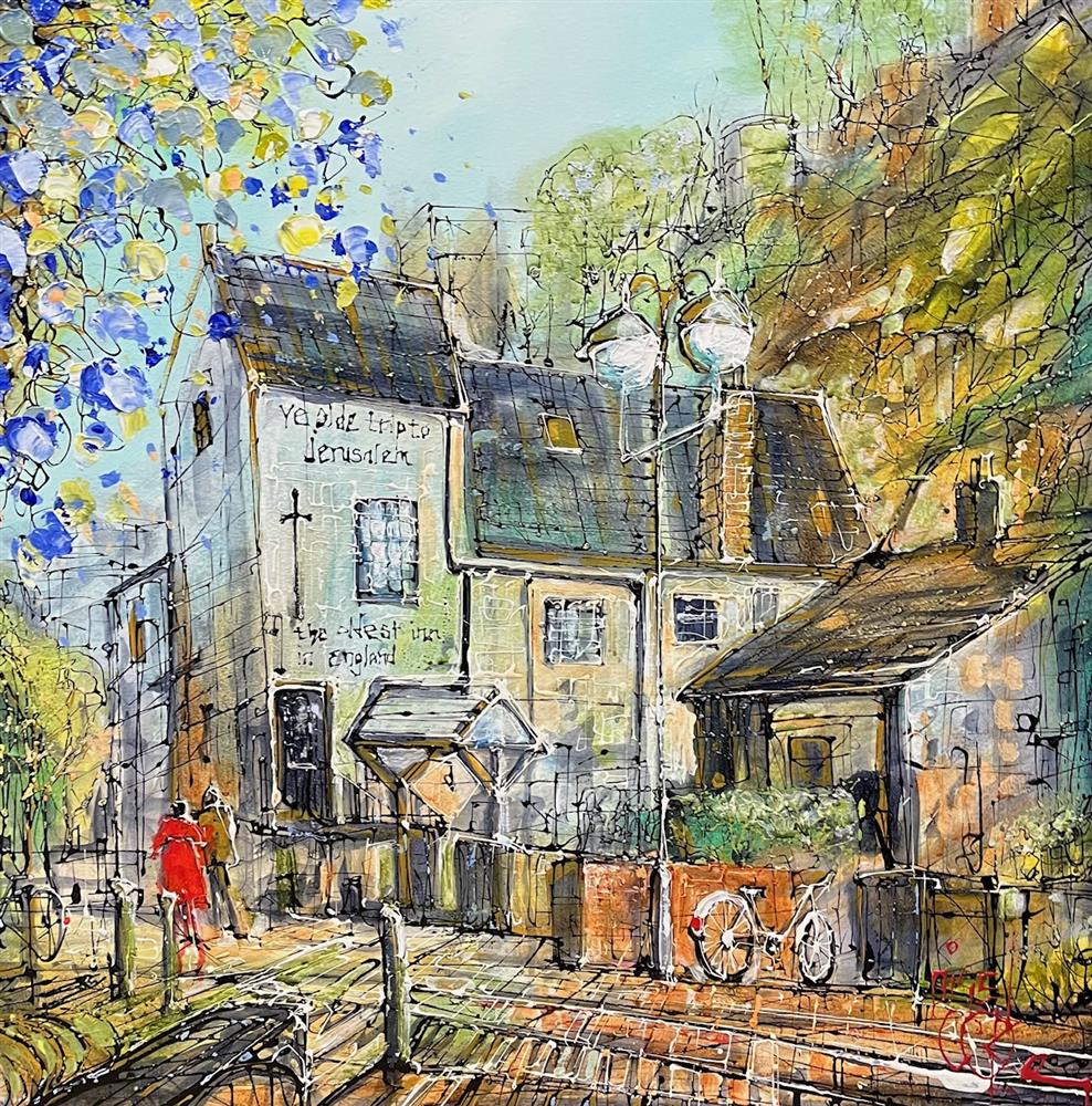 Ye Olde Trip To Jerusalem By Nigel Cooke (Signed Limited Edition on Canvas) - TheArtistsQuarter