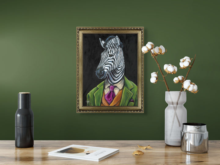 Zachariah Zebra (Small) By Louise Brown *EXCLUSIVE* - TheArtistsQuarter