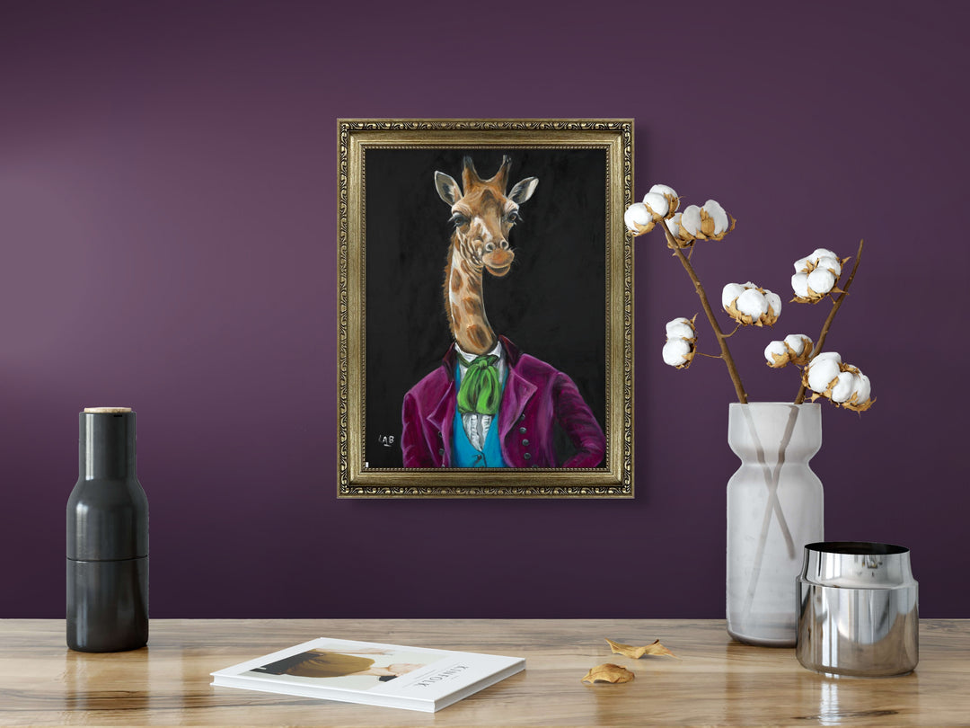 Sir Gerald Giraffe (Small) By Louise Brown *EXCLUSIVE* - TheArtistsQuarter