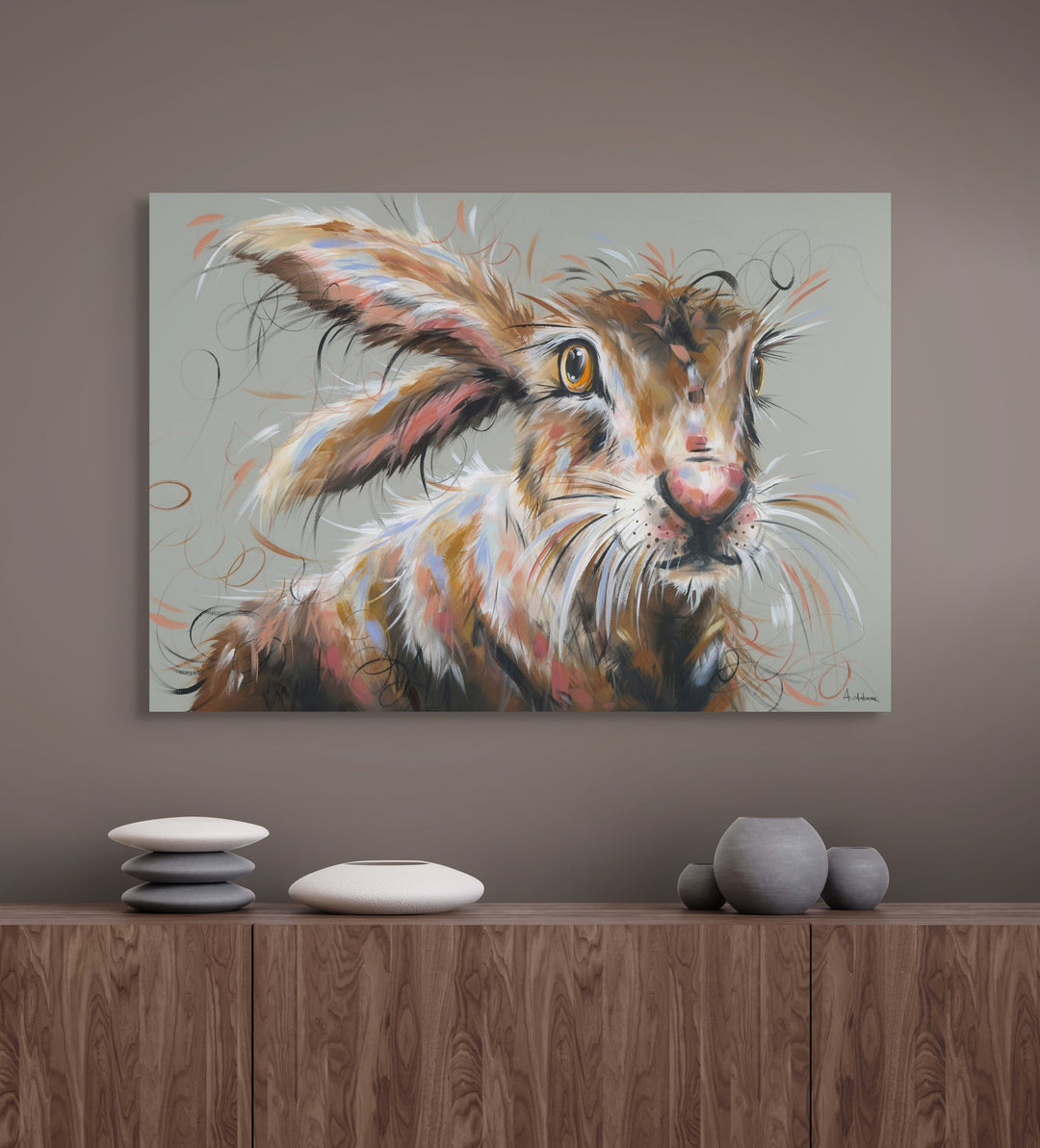 Hop To It Canvas By Ashley Saunders *NEW* - TheArtistsQuarter